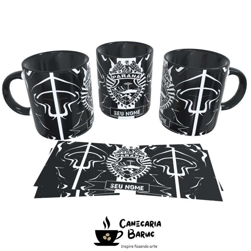 Caneca Personalizada Polícia Militar do Paraná (cópia)