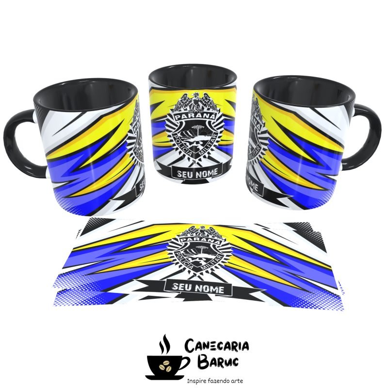 Caneca Personalizada Polícia Militar do Paraná (cópia)